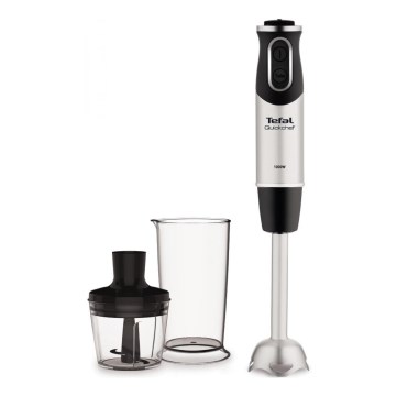 Tefal - Stavblender QUICKCHEF 02.01.2001 1000W/230V mat krom/sort