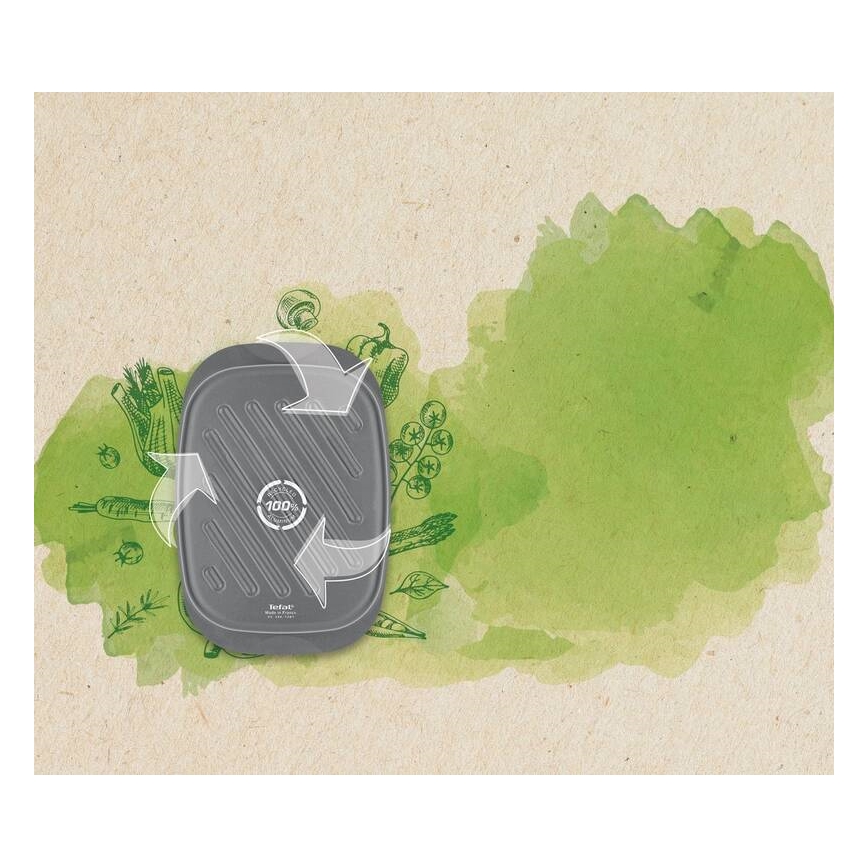 Tefal - Stegepande LA RECYCLE 27x39 cm sort