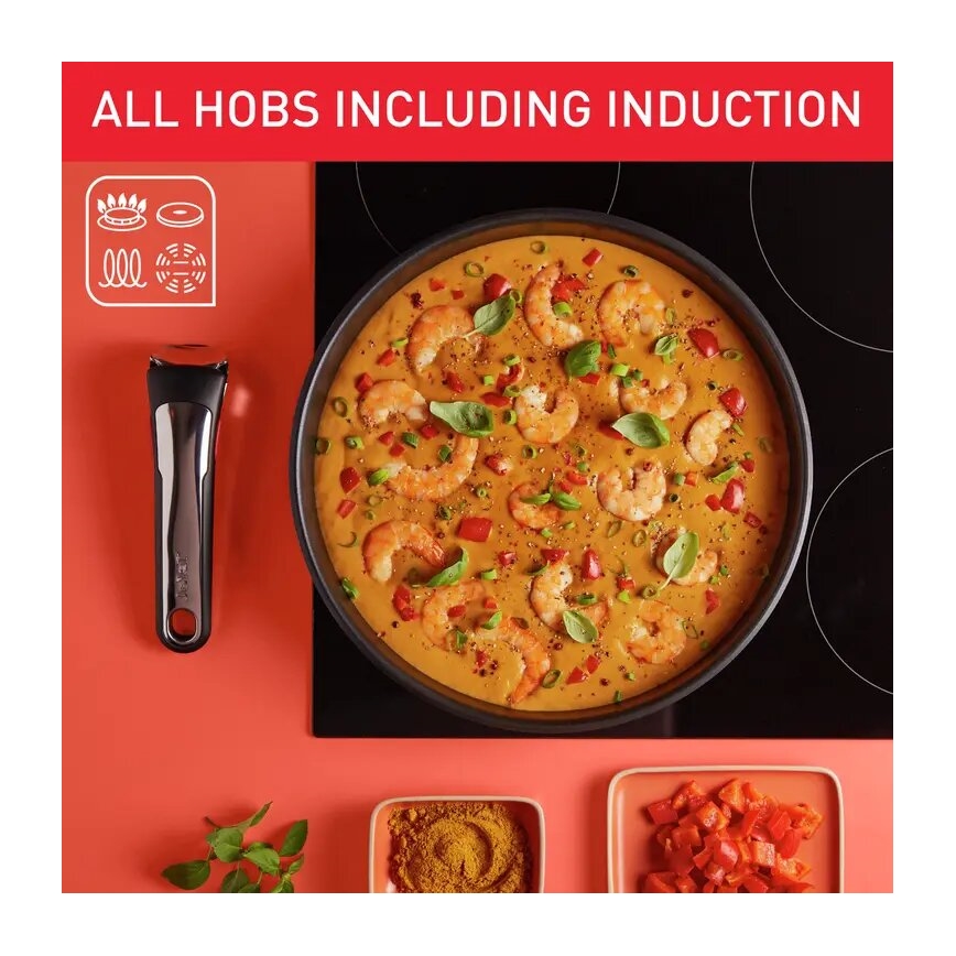 Tefal - Sæt køkkengrej 13 dele INGENIO PREFERENCE ON rustfrit stål