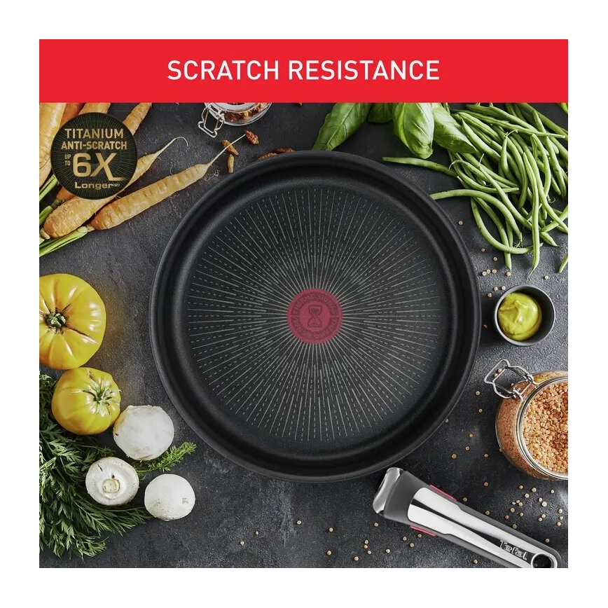 Tefal - Sæt køkkengrej 13 dele INGENIO PREFERENCE ON rustfrit stål