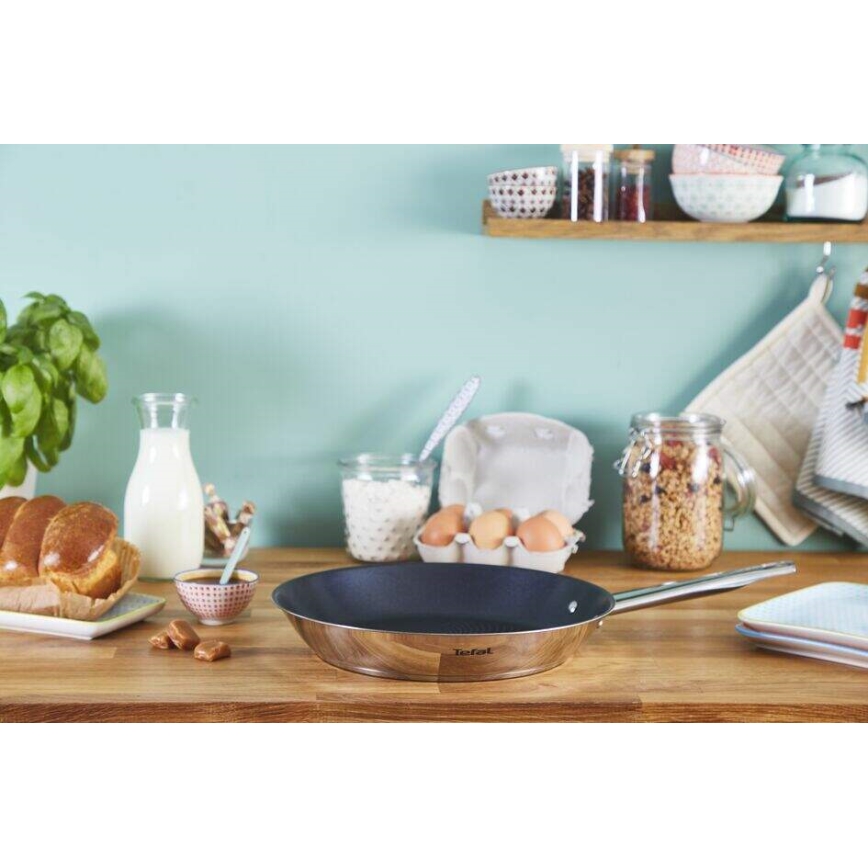 Tefal - Sæt med 2 pander COOK EAT 24/28 cm