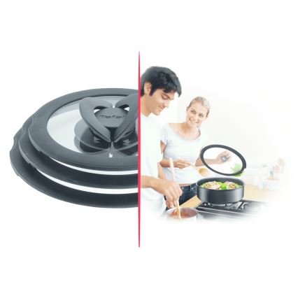 Tefal - Sæt med 3 glaslåg