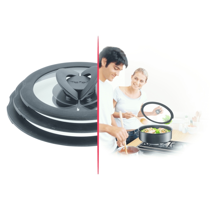 Tefal - Sæt med 3 glaslåg
