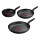 Tefal - Sæt med 3 pander DARK ESSENTIAL