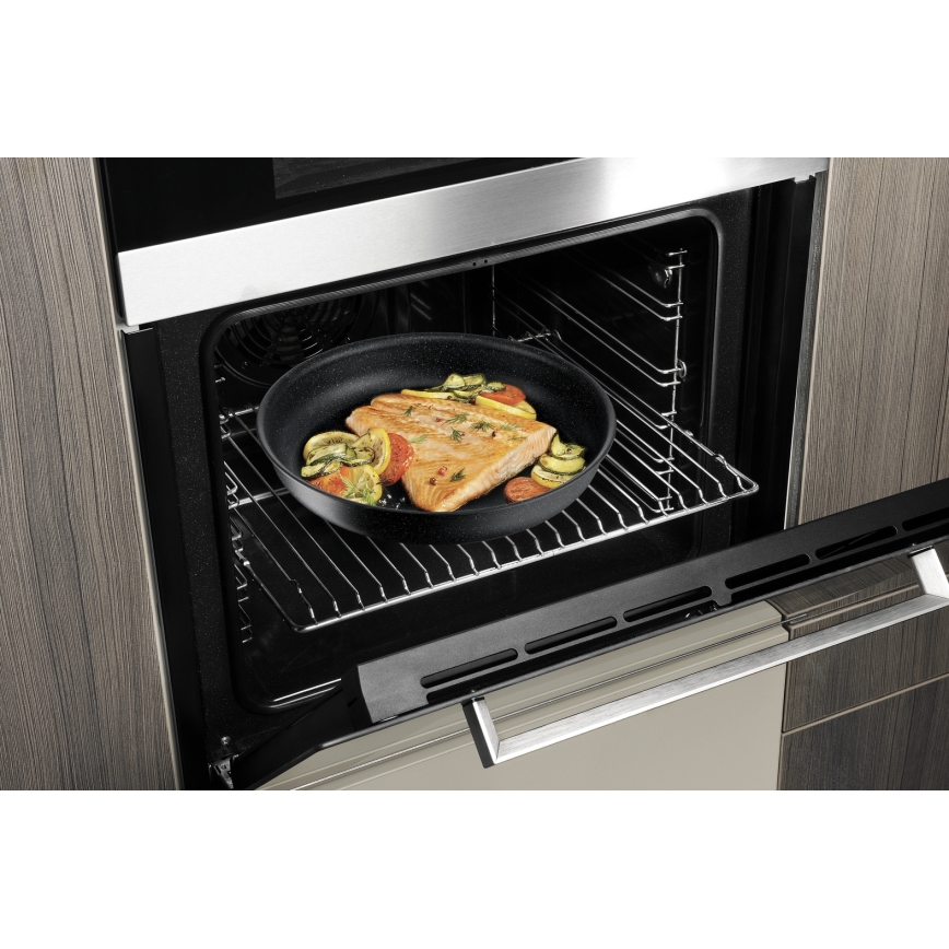 Tefal - Sæt med 3 pander INGENIO BLACK STONE