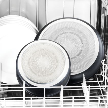 Tefal - Sæt med 3 pander INGENIO BLACK STONE