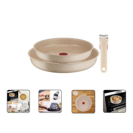 Tefal - Sæt med 3 pander INGENIO DELIGHT