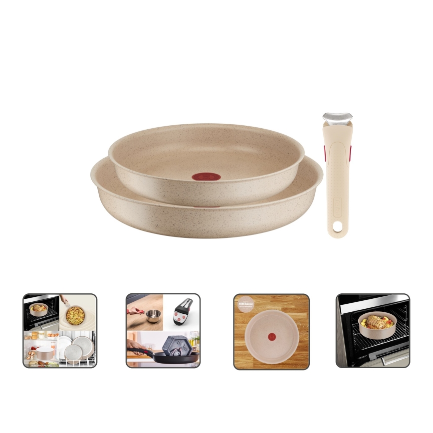 Tefal - Sæt med 3 pander INGENIO DELIGHT