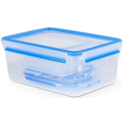 Tefal - Sæt med 5 stk. madbeholdere MASTER SEAL FRESH, blå