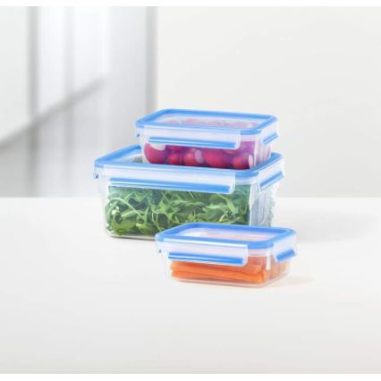Tefal - Sæt med 5 stk. madbeholdere MASTER SEAL FRESH, blå