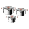 Tefal - Sæt med 6 gryder OPTI'SPACE