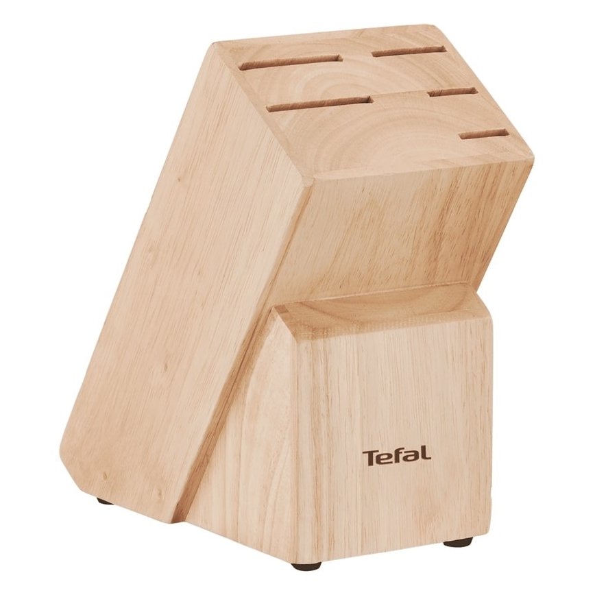 Tefal - Sæt med køkkenknive i knivblok ICE FORCE 6 stk.