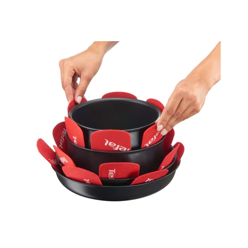 Tefal - Tallerkenopdelere 4 stk. INGENIO rød