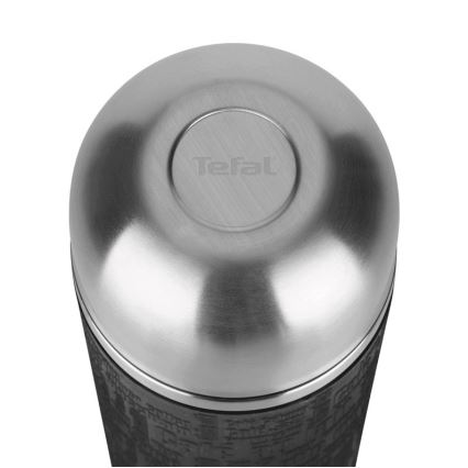 Tefal - Termokande med krus 0,5 l SENATOR rustfri/sort