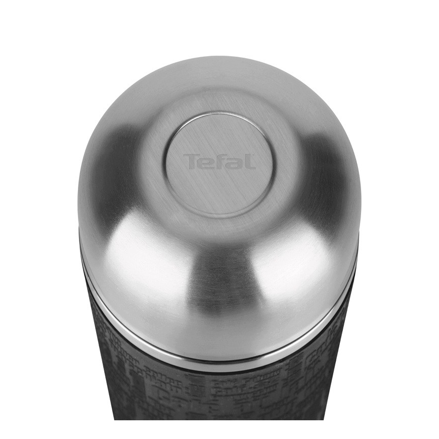 Tefal - Termokande med krus 0,5 l SENATOR rustfri/sort