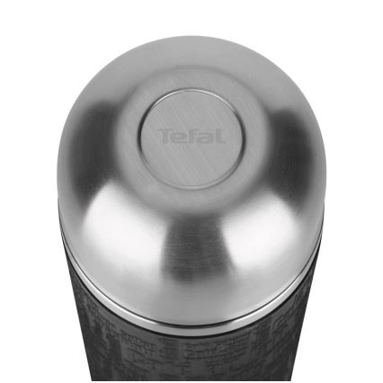 Tefal - Termokande med krus 1 l SENATOR rustfri/sort