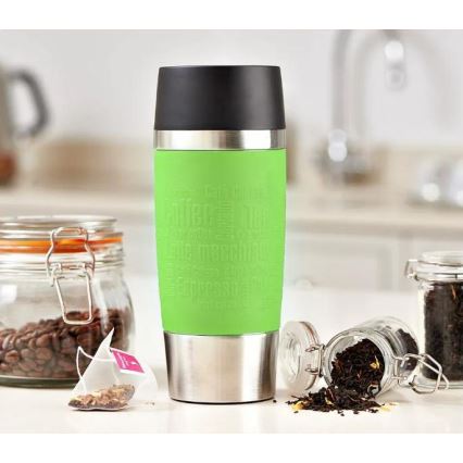 Tefal - Termokrus 360 ml TRAVEL MUG rustfri/grøn