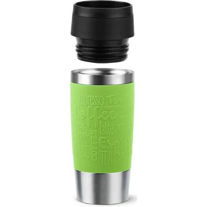 Tefal - Termokrus 360 ml TRAVEL MUG rustfri/grøn