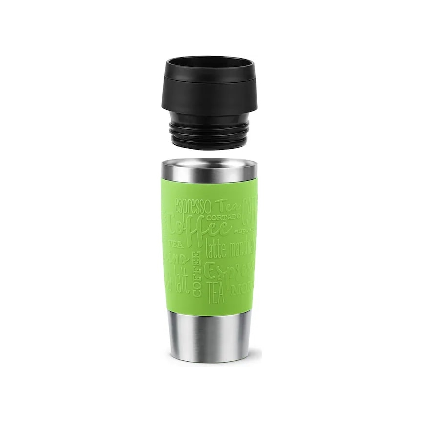 Tefal - Termokrus 360 ml TRAVEL MUG rustfri/grøn