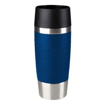 Tefal - Termokrus 360 ml TRAVEL MUG rustfri/mørkeblå