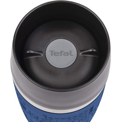 Tefal - Termokrus 360 ml TRAVEL MUG rustfri/mørkeblå