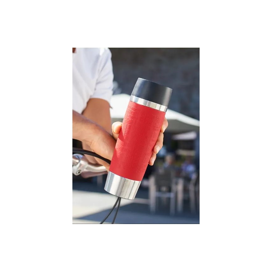 Tefal - Termokrus 500 ml TRAVEL MUG rustfri/rød