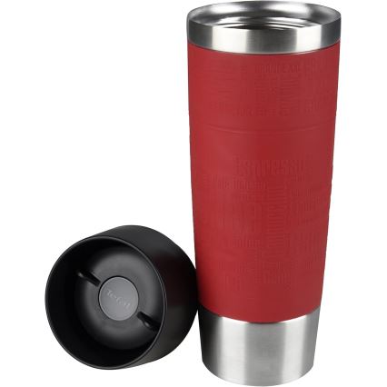 Tefal - Termokrus 500 ml TRAVEL MUG rustfri/rød