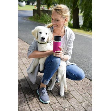 Tefal - Rejsekrus 360 ml TRAVEL MUG rustfrit stål/lyserød