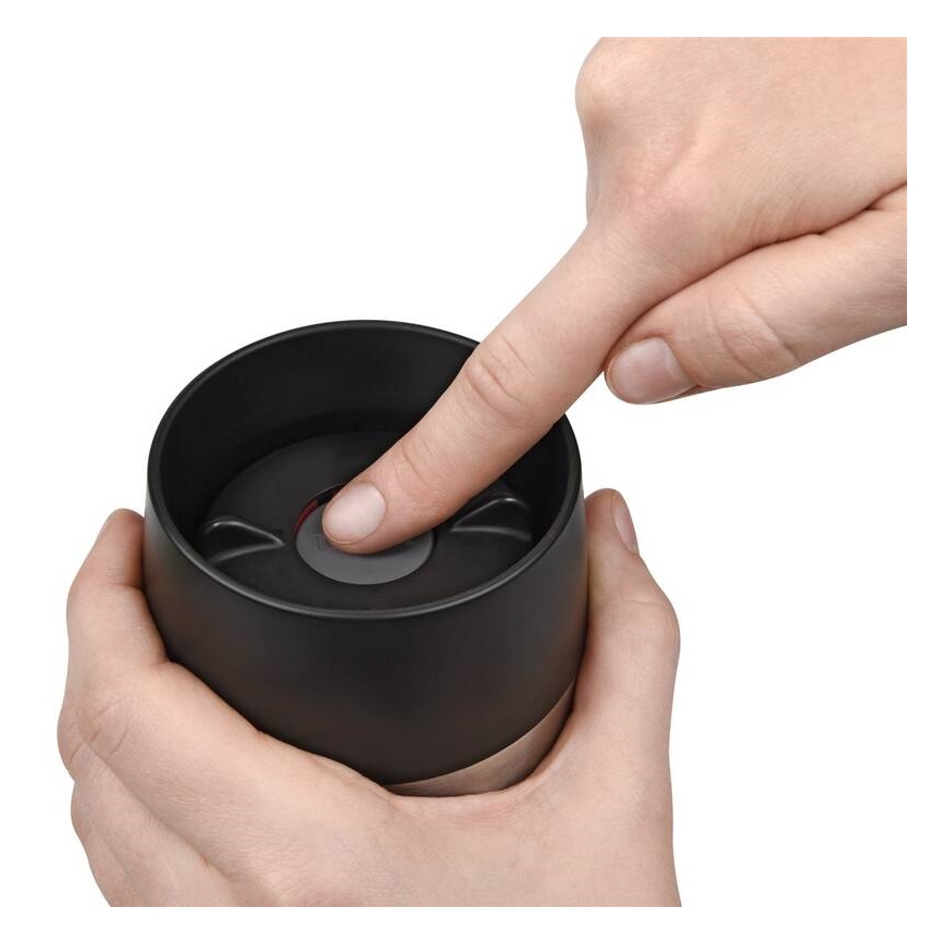 Tefal - Rejsekrus 360 ml TRAVEL MUG rustfrit stål/lyserød