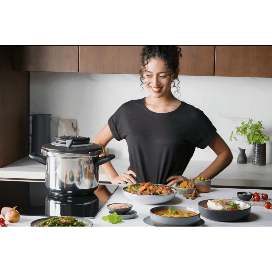 Tefal - Trykkoger 4,5 l CLIPSO+ CHEF rustfri