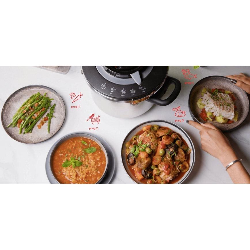 Tefal - Trykkoger 4,5 l CLIPSO+ CHEF rustfri