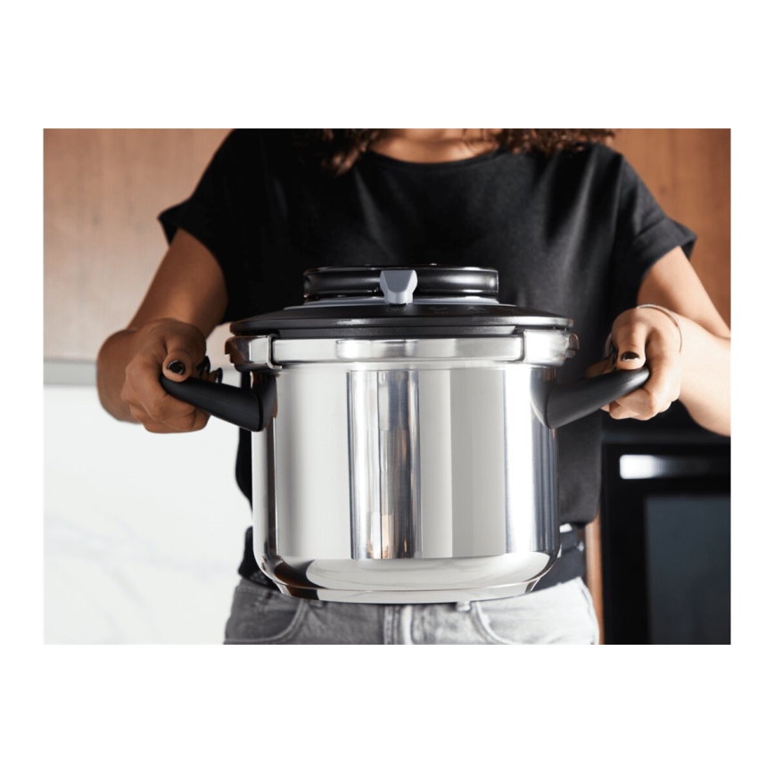 Tefal - Trykkoger 4,5 l CLIPSO+ CHEF rustfri
