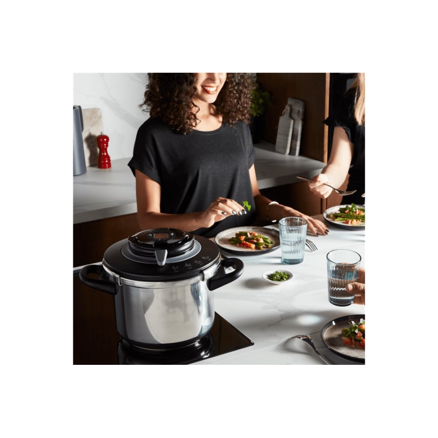 Tefal - Trykkoger 4,5 l CLIPSO+ CHEF rustfri