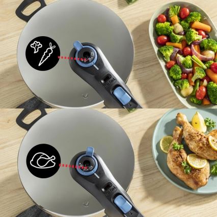 Tefal - Trykkoger 4 l SECURE TRENDY rustfri