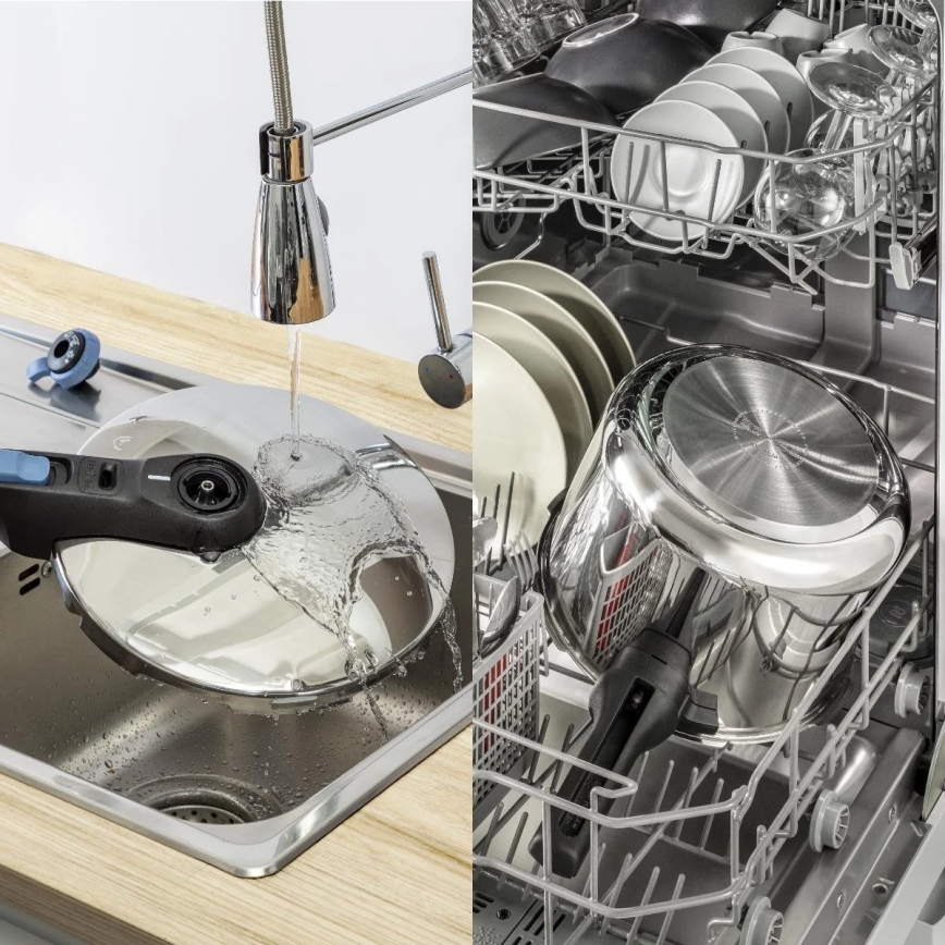 Tefal - Trykkoger 4 l SECURE TRENDY rustfri