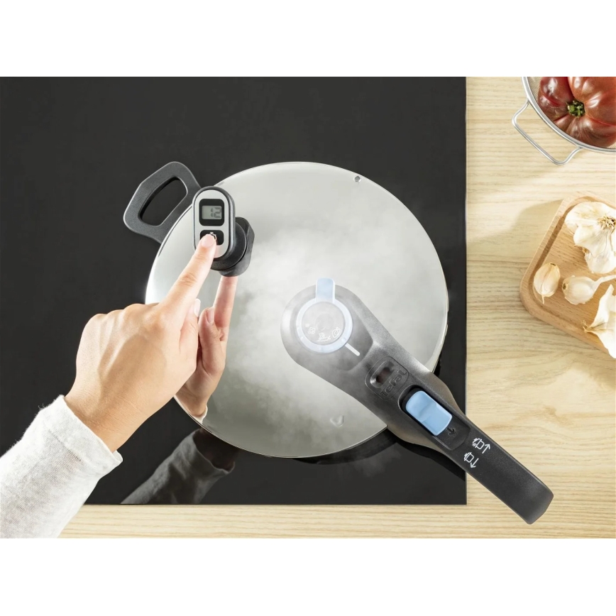 Tefal - Trykkoger 4 l SECURE TRENDY rustfri