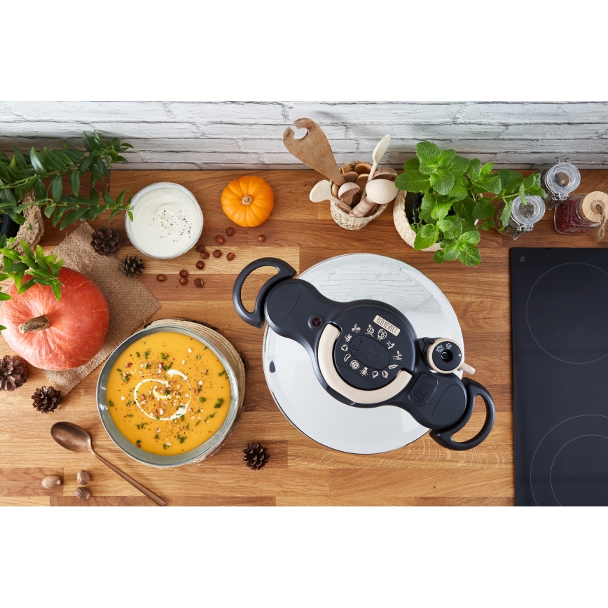 Tefal - Trykkoger 6 l CLIPSINMINUT' NATURAL ECO RESPECT