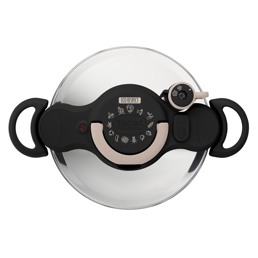 Tefal - Trykkoger 6 l CLIPSINMINUT' NATURAL ECO RESPECT
