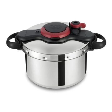 Tefal - Trykkoger 6 l CLIPSO MINUT EASY rustfri