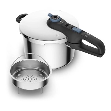 Tefal - Trykkoger 6 l SECURE TRENDY rustfri