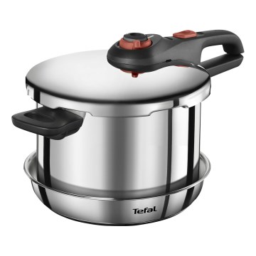 Tefal - Trykkoger 6 l SECURE TRENDY + sæt med 5 dele INGENIO EMOTION