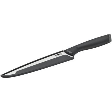 Tefal - Udskæringskniv rustfrit stål COMFORT 20 cm skinnende krom/sort