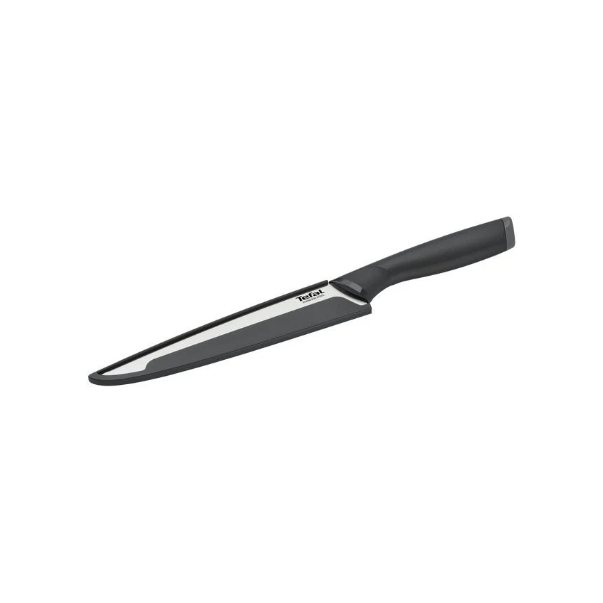 Tefal - Udskæringskniv rustfrit stål COMFORT 20 cm skinnende krom/sort