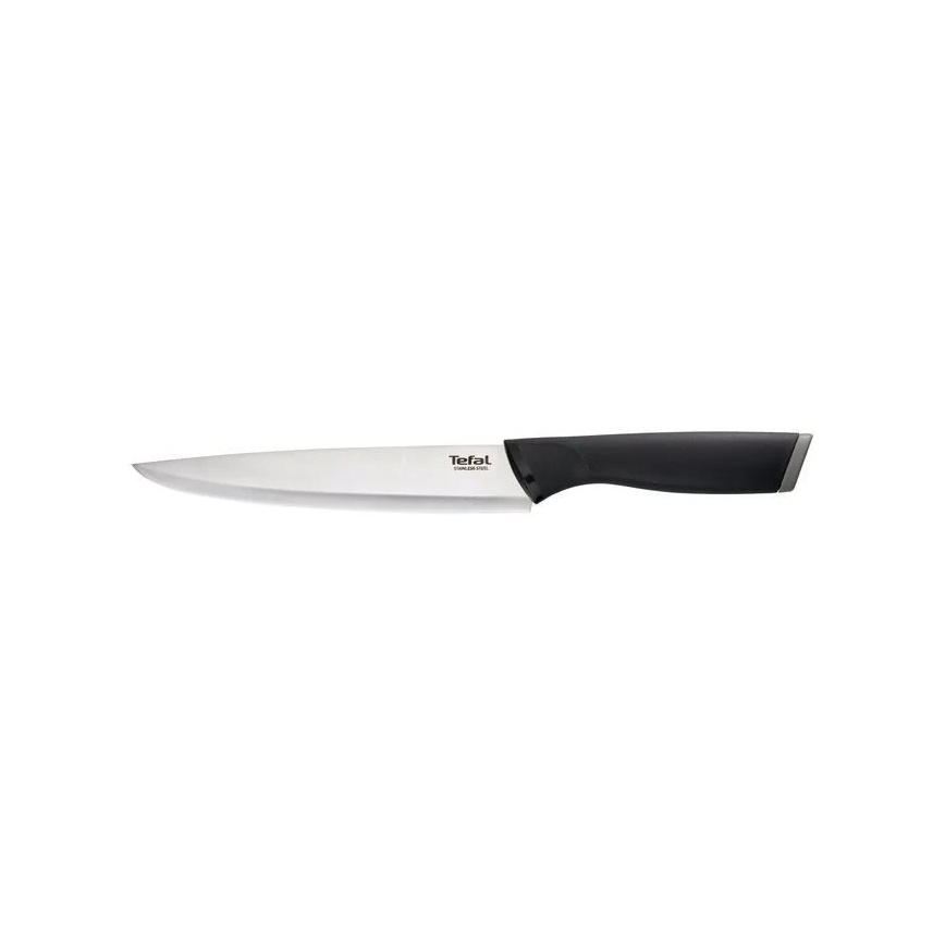 Tefal - Udskæringskniv rustfrit stål COMFORT 20 cm skinnende krom/sort