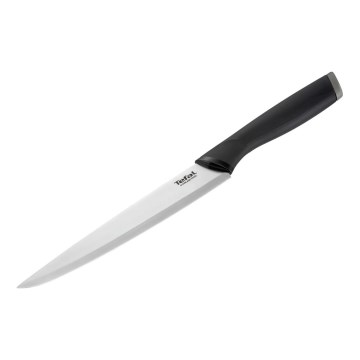 Tefal - Udskæringskniv rustfrit stål COMFORT 20 cm skinnende krom/sort