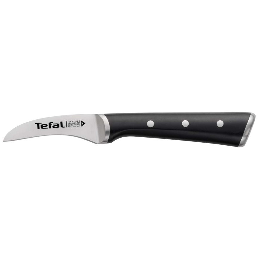 Tefal - Udskæringskniv rustfrit stål ICE FORCE 7 cm skinnende krom/sort