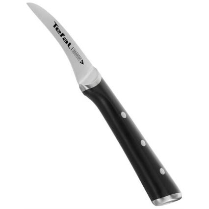 Tefal - Udskæringskniv rustfrit stål ICE FORCE 7 cm skinnende krom/sort