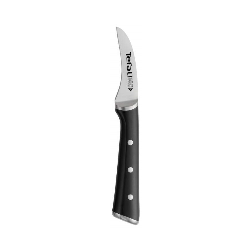 Tefal - Udskæringskniv rustfrit stål ICE FORCE 7 cm skinnende krom/sort