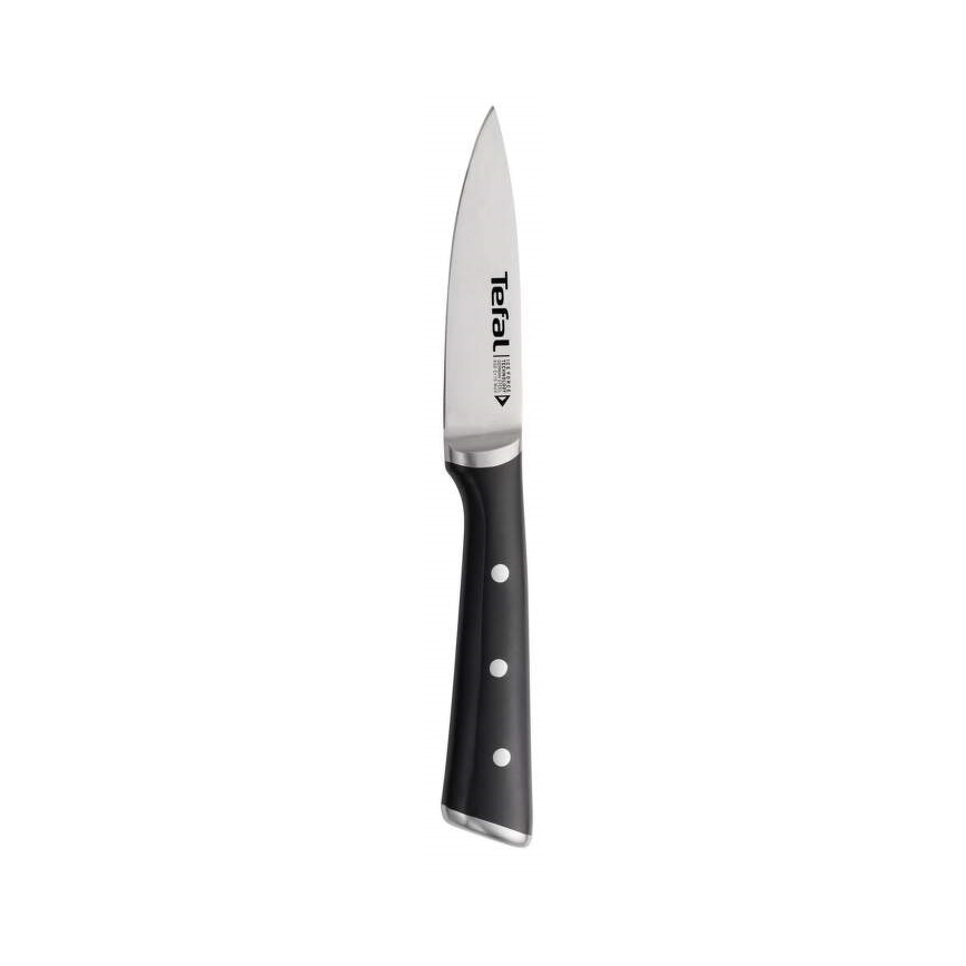 Tefal - Udskæringskniv rustfrit stål ICE FORCE 9 cm skinnende krom/sort