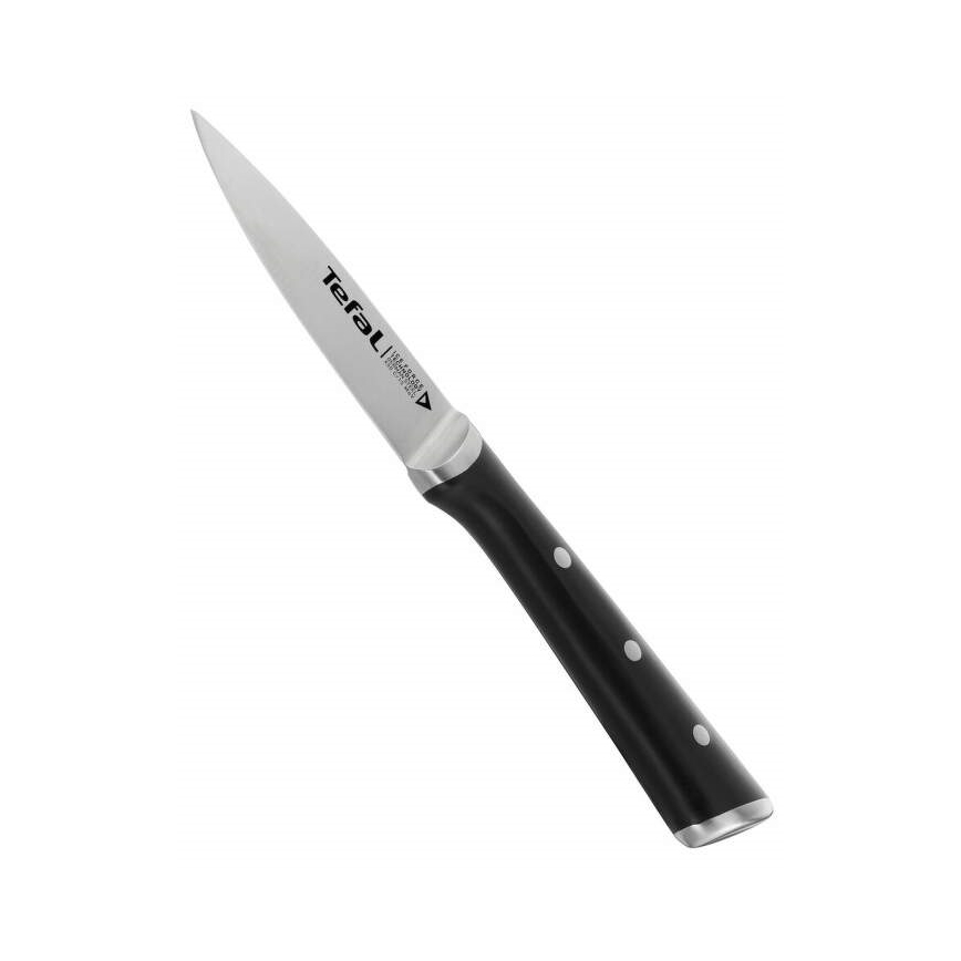 Tefal - Udskæringskniv rustfrit stål ICE FORCE 9 cm skinnende krom/sort
